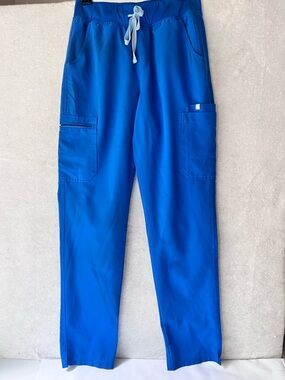 Figs Women Blue Scrub Pants Size Medium/Tall